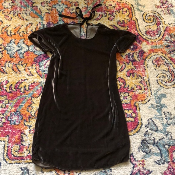 Velvet sheath dress